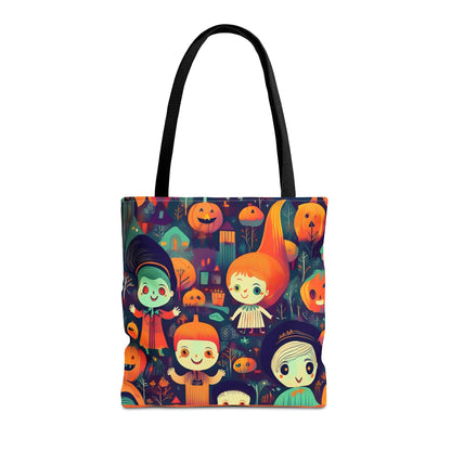 Halloween Trick-or-Treat Kids - Carry all Tote, Ideal for Parties, Eco-Friendly Reusable Shopper, Halloween Gift