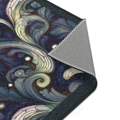 Elegant Swirl Area Rugs | Boho Living Room Decor, Textured Floor Mat, Unique Home Accent, Modern Ethnic Design, Gift Ideas