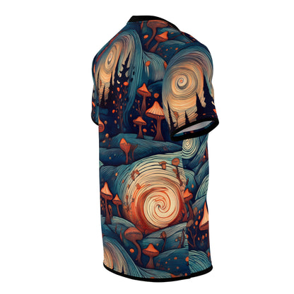 Psychedelic Mushroom Unisex Tee - Vibrant Art for Nature Lovers