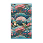 Whimsical Frog Pattern Hand Towel - Nature-Inspired Bathroom Decor