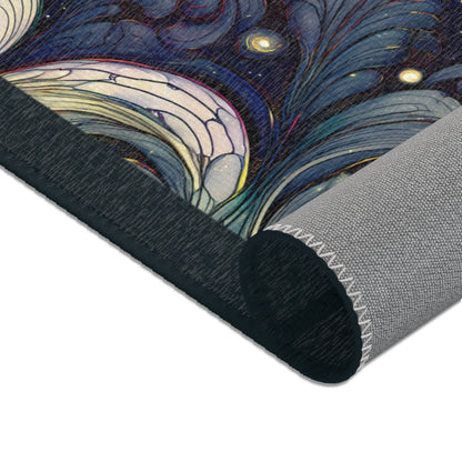 Elegant Swirl Area Rugs | Boho Living Room Decor, Textured Floor Mat, Unique Home Accent, Modern Ethnic Design, Gift Ideas