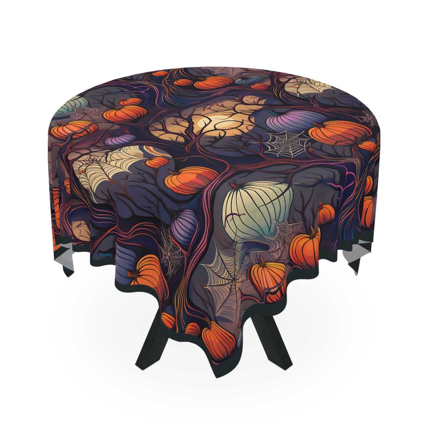 Autumn Enchanted Tablecloth | Fall Décor, Halloween Table Setting, Cozy Gatherings, Thanksgiving Table Cover, Harvest Feast