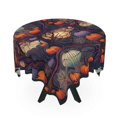 Autumn Enchanted Tablecloth | Fall Décor, Halloween Table Setting, Cozy Gatherings, Thanksgiving Table Cover, Harvest Feast