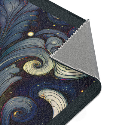 Elegant Swirl Area Rugs | Boho Living Room Decor, Textured Floor Mat, Unique Home Accent, Modern Ethnic Design, Gift Ideas