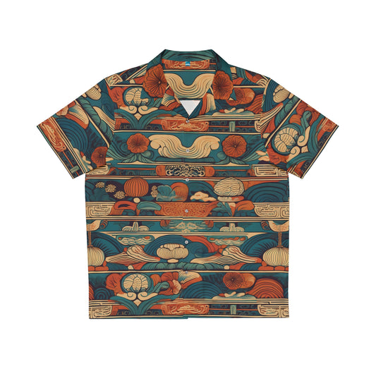 Tropical Vibes Men's Hawaiian Shirt - Perfect for Summer Luau Parties & Beach Days