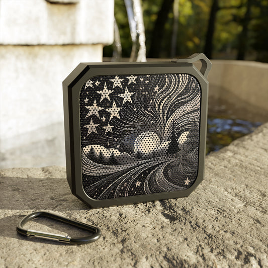 Outdoor Bluetooth Speaker with Celestial Design, Portable Speaker, Starry Night Speaker, Camping Music Device, Unique Speaker Gift