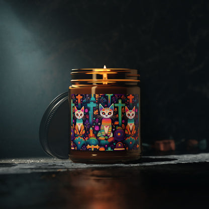 Soy Candle - Halloween Sematary For Cats