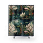 Nature-Inspired Shower Curtain with Frogs and Plants Design | Tropical Bathroom Decor