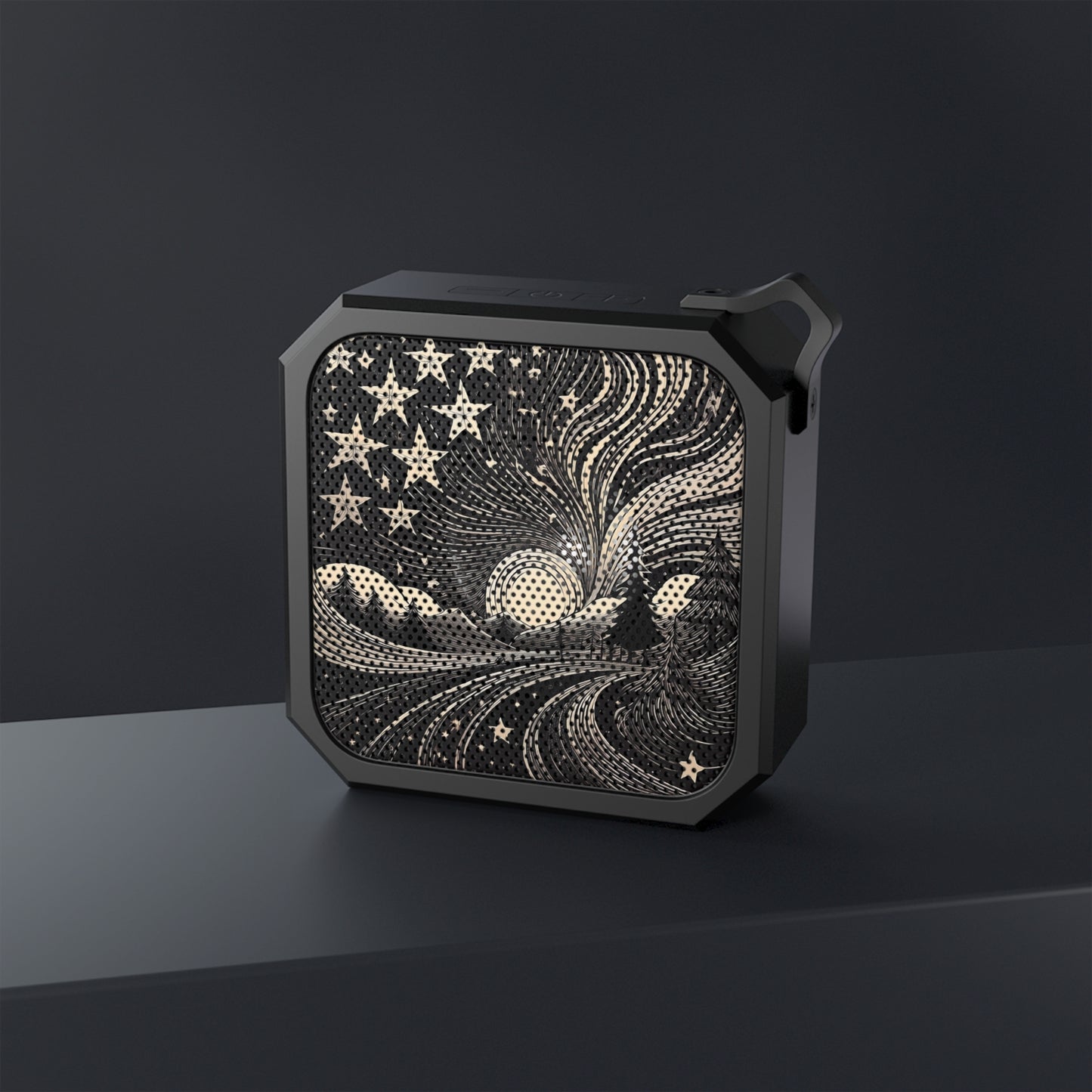 Outdoor Bluetooth Speaker with Celestial Design, Portable Speaker, Starry Night Speaker, Camping Music Device, Unique Speaker Gift