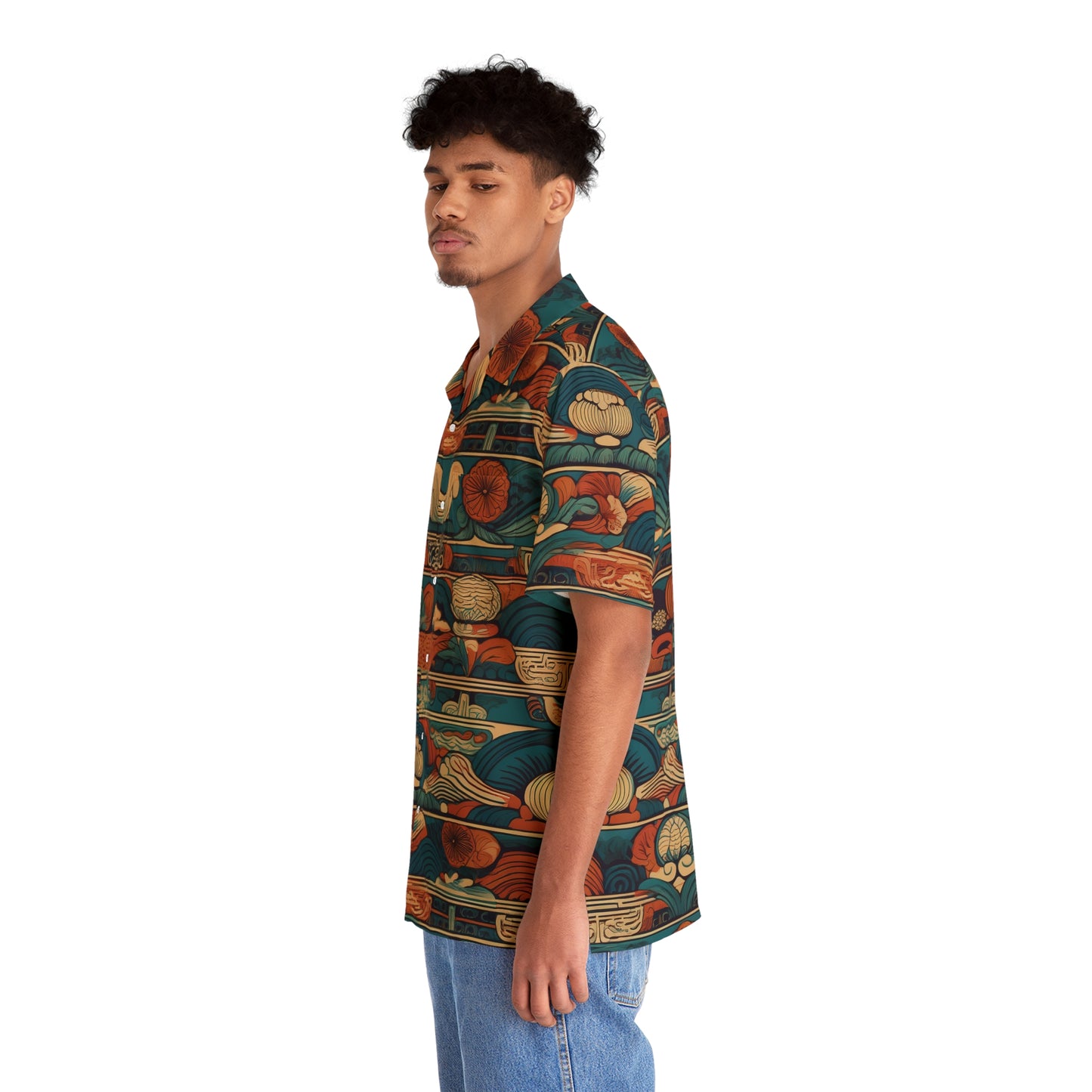 Tropical Vibes Men's Hawaiian Shirt - Perfect for Summer Luau Parties & Beach Days