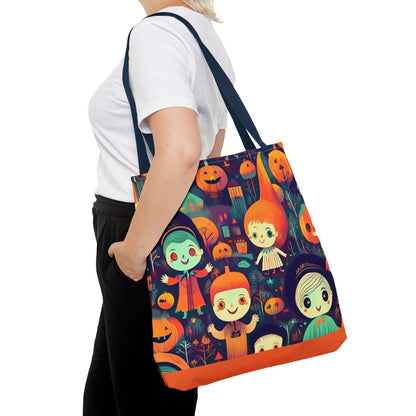 Halloween Trick-or-Treat Kids - Carry all Tote, Ideal for Parties, Eco-Friendly Reusable Shopper, Halloween Gift