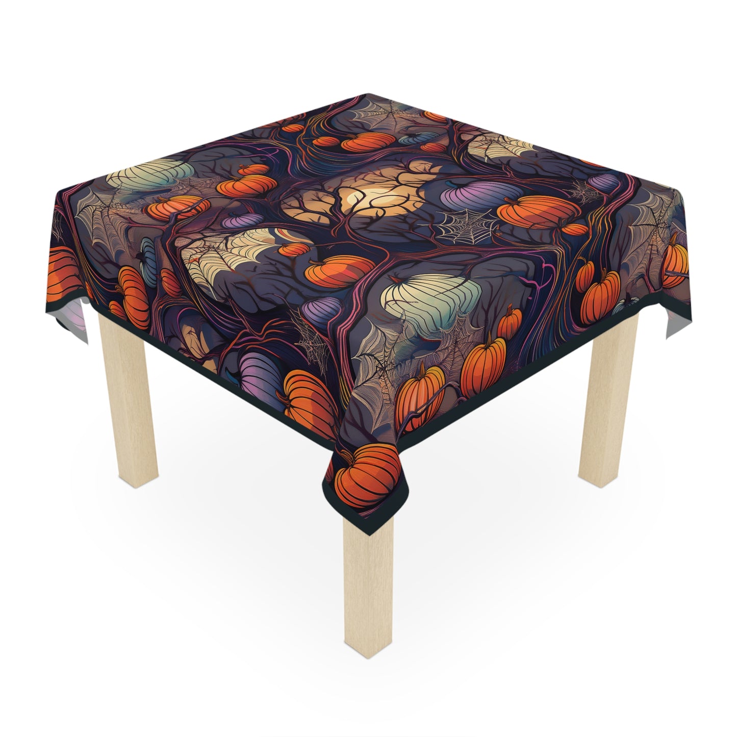 Autumn Enchanted Tablecloth | Fall Décor, Halloween Table Setting, Cozy Gatherings, Thanksgiving Table Cover, Harvest Feast