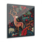 Acrylic Print - Surrealist Deer Nighttime Forest Deco - 12″ x 12″ / 0.25’’ - Home Decor