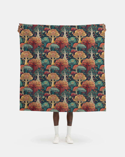 Repeat Pattern Fabric, Art Nouveau Forest
