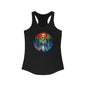 Tank Top, Rainbow Forest Hiking Adventure, Women's Workout Shirt, Nature Lover Gift, Sleeveless Tee, Summer Outdoor Clothing