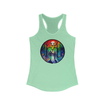 Tank Top, Rainbow Forest Hiking Adventure, Women's Workout Shirt, Nature Lover Gift, Sleeveless Tee, Summer Outdoor Clothing