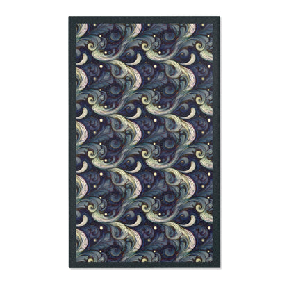 Elegant Swirl Area Rugs | Boho Living Room Decor, Textured Floor Mat, Unique Home Accent, Gift Ideas
